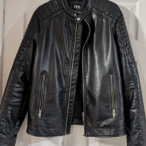 Zara faux leather jacket - Picture 6 of 7